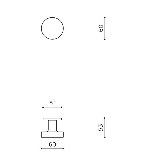 Fiksuota rankena "OLIVARI Link Bassa S200RFB"