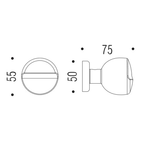 Fixed handle "COLOMBO Daytona Ø50"