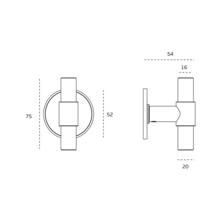 Fixed handle "JNF IN.00.173.16"
