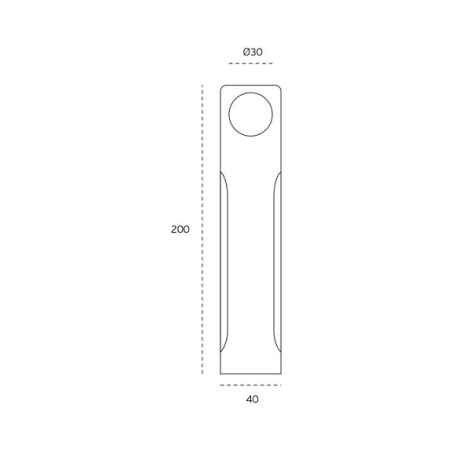 Patraukiama rankena "JNF SR.00.001.N Leather"