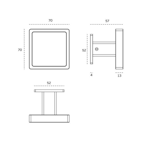 Fiksuota rankena "JNF IN.00.407"