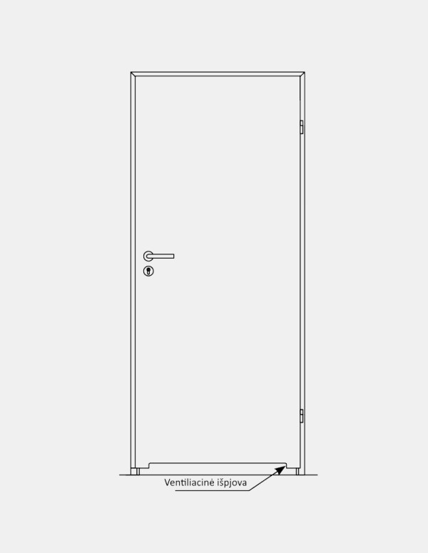 "SEDO W04" Internal doors. Rebated