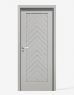 "MODESTO W04" Internal doors. Rebated