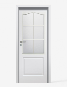 "MODERN 01S6" Internal doors. Rebated