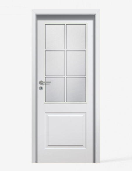 "MODERN 02S6" Internal doors. Rebated