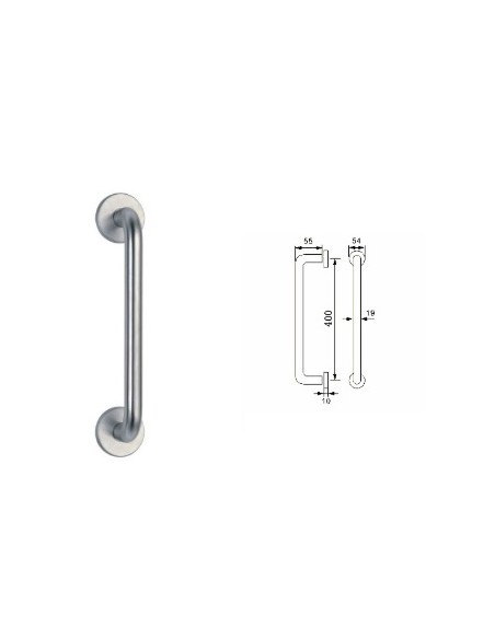 Patraukiama rankena "iNOVO TH 22-400 INOX"