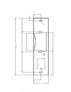 Frame plate "Eff Eff 9008"