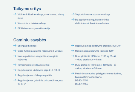 Durų pritraukėjas "GEZE BOXER 3-6"