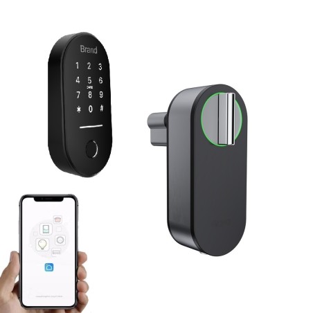 Išmanus durų užraktas - cilindras su klaviatūra "INOVO T3+HK6B TTLOCK"