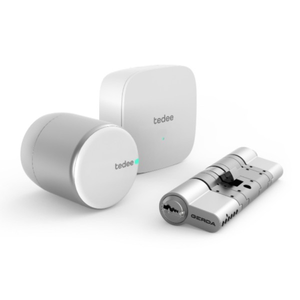 TEDEE GO išmanios spynos komplektas "Bluetooth&Wi-Fi su nuotoliniu valdymu (sidabrinis)"
