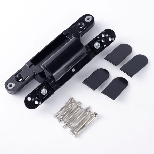 Concealed hinge for swing doors "T150 black"
