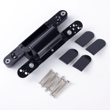 Concealed hinge for swing doors "T150 black"