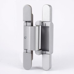 Concealed hinge for swing doors "T150 silver"