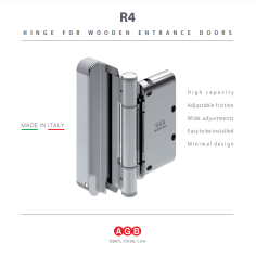 Hinge "AGB R4 -18 D20 OC" adjustable, designed for heavy... 2