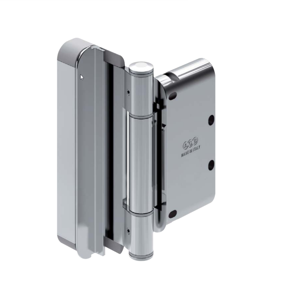 Hinge "AGB R4 -18 D20 OC" adjustable, designed for heavy exterior doors weighing up to 100 kg/m2
