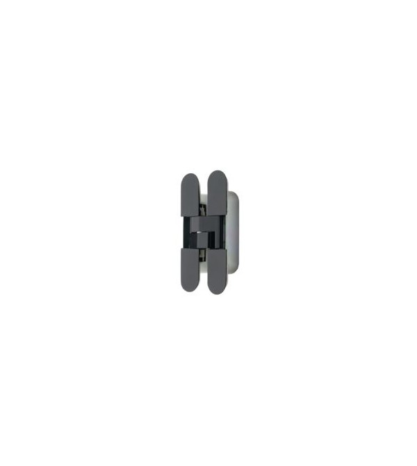Concealed hinge "AGB ECLIPSE 3.2, HD black up to 60 kg"