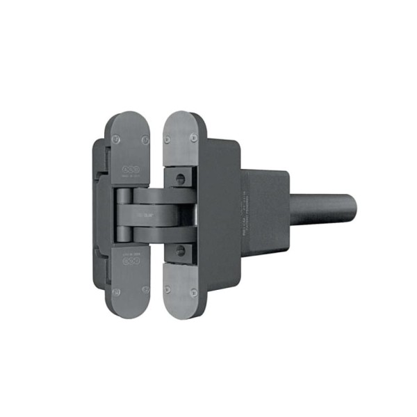 "AGB ECLIPSE" concealed hinge set with door pull function (fire-resistant)