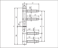Adjustable "AGB hinge 16 3D Zenit" 2