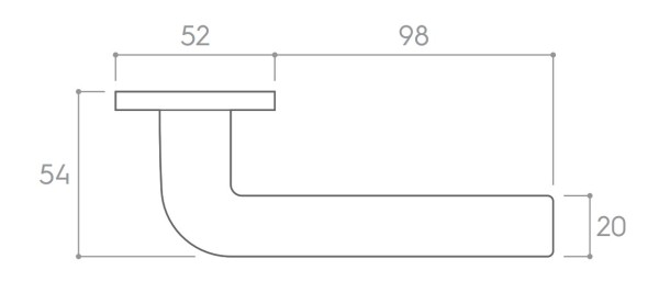 Handle "CORONA Scandi Q Slim"