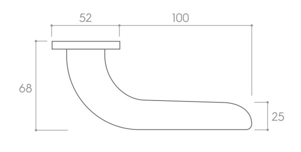 Handle "CORONA Moon Q Slim"