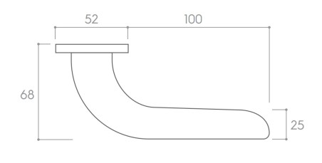 Handle "CORONA Moon Q Slim"