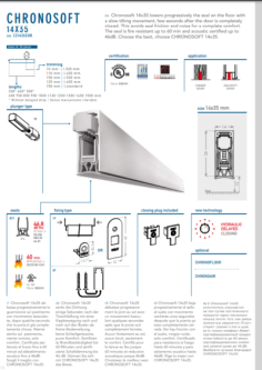 Automatic hydraulic door threshold "CHRONOSOFT". Works... 2