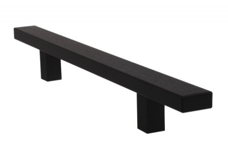 Dvipusė kvadratinė rankena su tiesiu tvirtinimu.(1000mm, 800mm, 20mmx40mm). Juoda