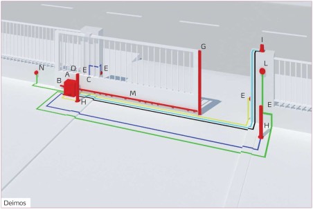 "HIGH SPEED ICARO VELOCE SMART" 25m/min. A1000 iki 1000 kg. (MINI komplektas)