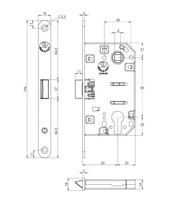 Silent Lock "STV ABS 216 PZ"