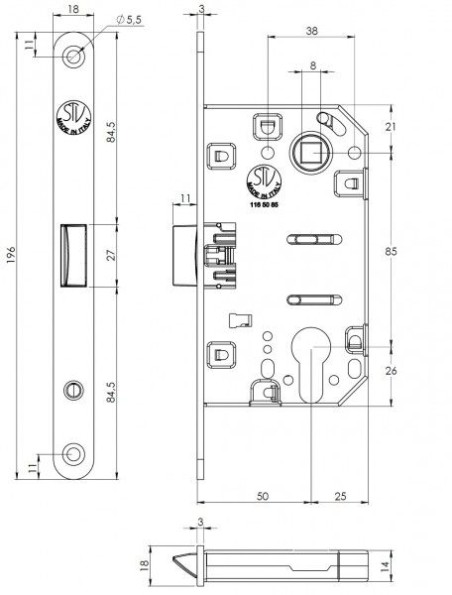 Silent Lock "STV ABS 216 PZ"