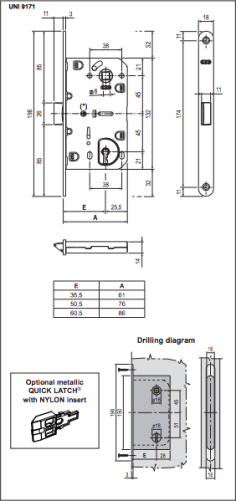 Interior door "AGB lock EVO BB 90mm OLV" 2