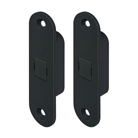 "EASY TOUCH" Interior door lock, black. For wooden door frames.