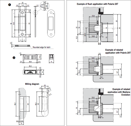 Plate "EASY-FIX EVO OGR" Clamping