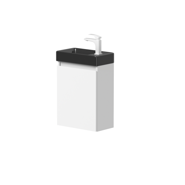 Spintelė su juodu praustuvu "MINI"