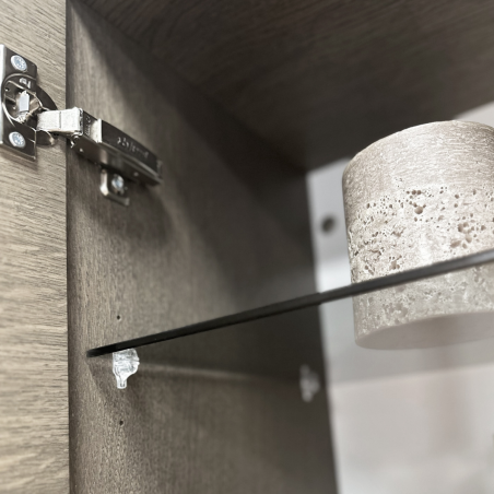 Tall bathroom cabinet "RUSTIC"