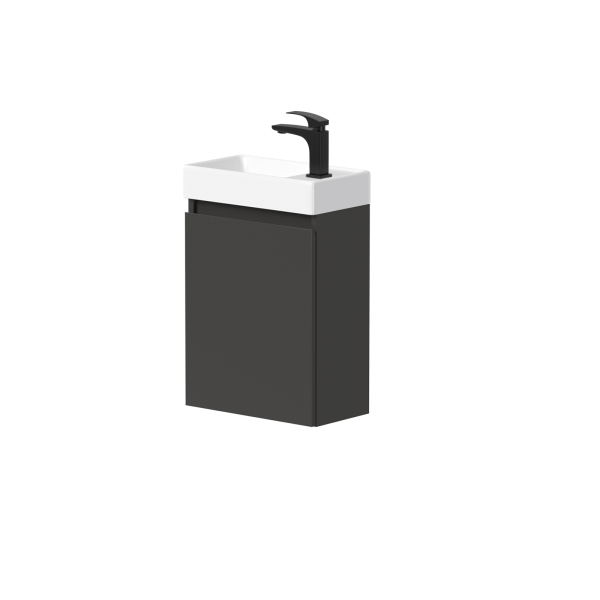 Cabinet with white washbasin "MINI"