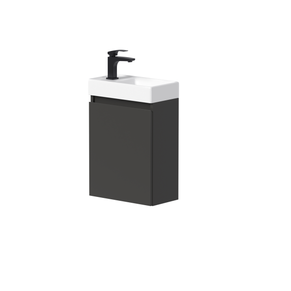 Cabinet with white washbasin "MINI"