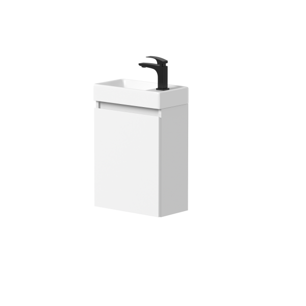 Cabinet with white washbasin "MINI"