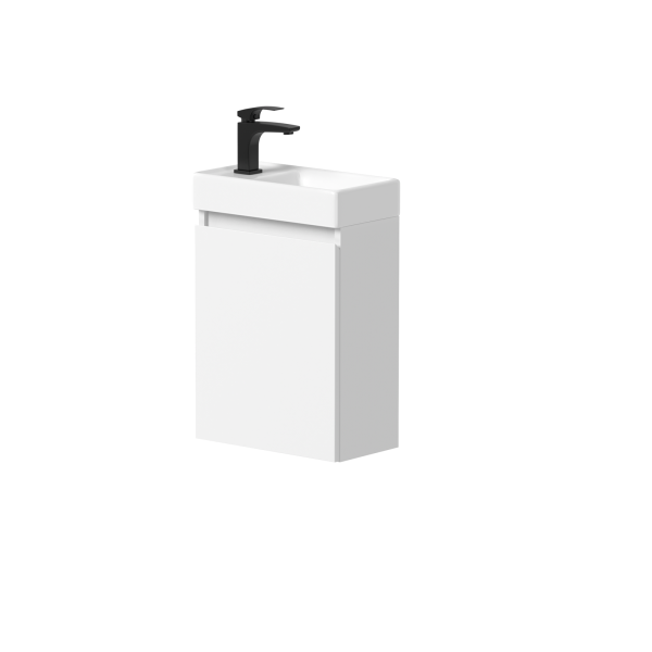 Cabinet with white washbasin "MINI"