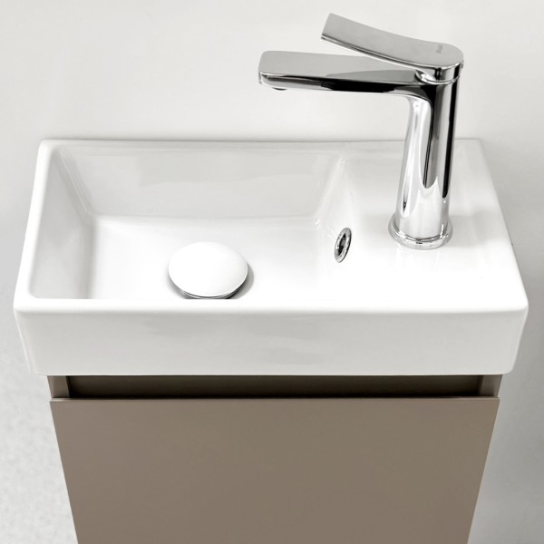 Cabinet with white washbasin "MINI"