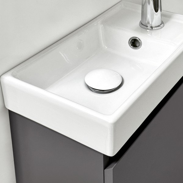 Cabinet with white washbasin "MINI"