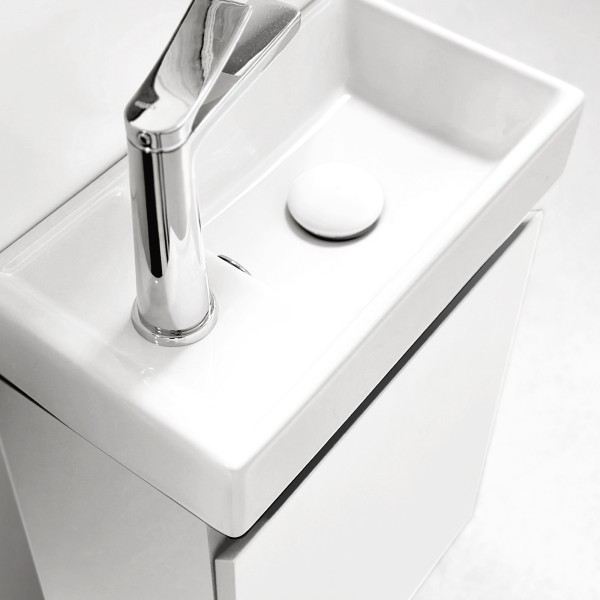 Cabinet with white washbasin "MINI"