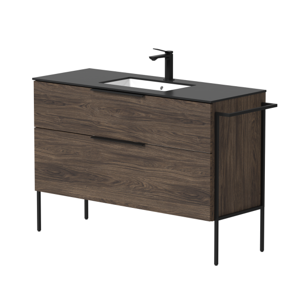 Cabinet with tabletop and metal frame “BIG”