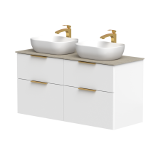 Two-cabinet set "BIG" with two free-standing "OVALO"...