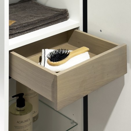 Tall bathroom cabinet "AMBER"