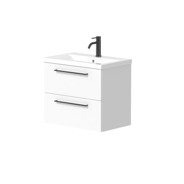 Cabinet "DUET" with handles and recessed...