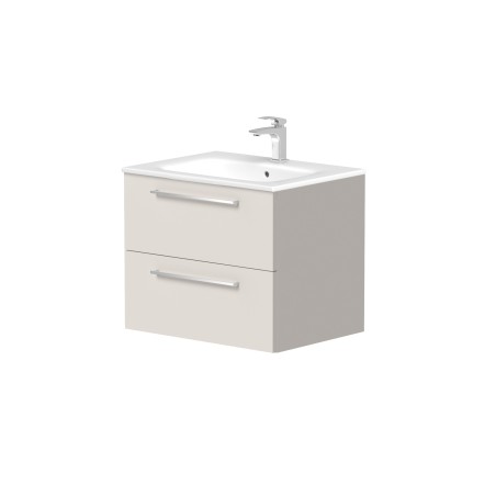Cabinet "GAMA" with ceramic "Elide" washbasin and chrome handles