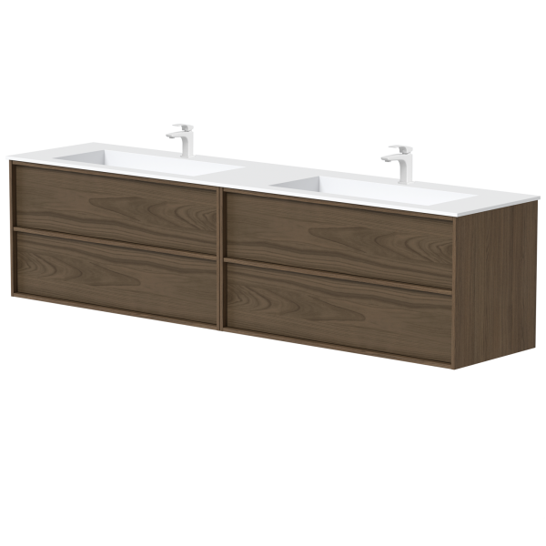 Dviejų spintelių komplektas "HOME" su dvigubu...