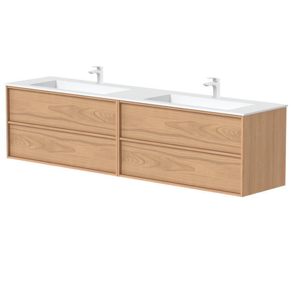 Dviejų spintelių komplektas "HOME" su dvigubu...