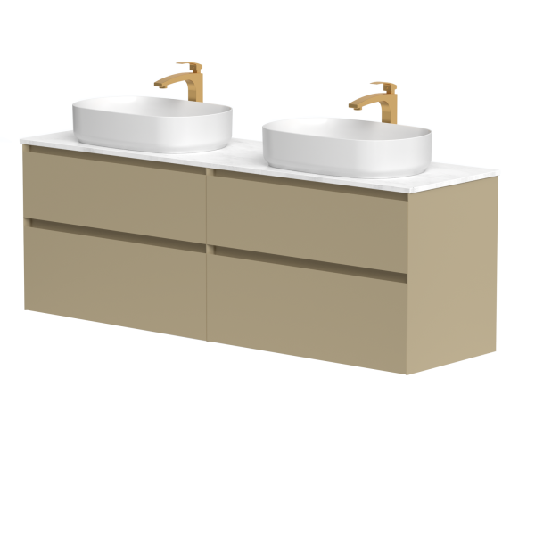 Dviejų spintelių komplektas "LOFT" su "Carrara"...